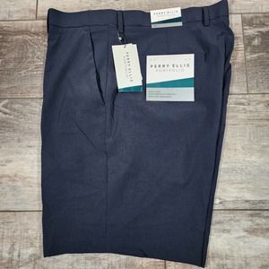 Men's Perry Ellis Portfolio Short NWT Sz 36 Navy